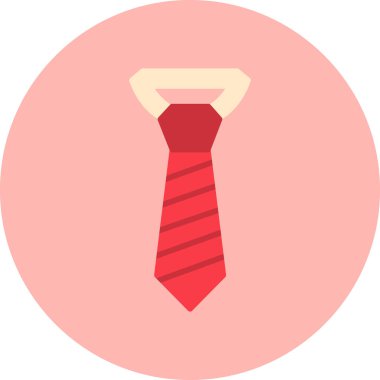 Kravat. Web simgesi basit tasarım