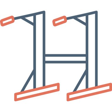 Koşu bandı. Web simgesi basit illüstrasyon