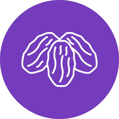 Modern simge, vektör illüstrasyonunu tarihler