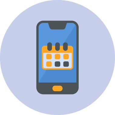 Smartphone Simgesi, vektör illüstrasyonu