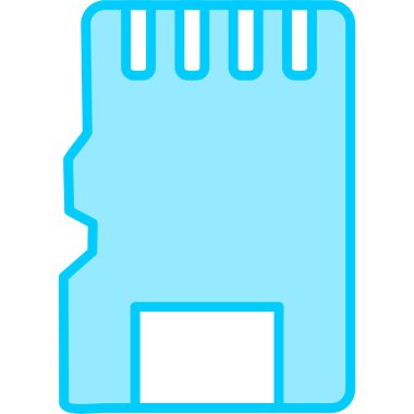 Modern Sd Kart simgesinin basit bir gösterimi