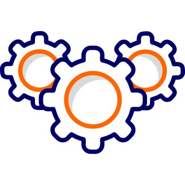 gear wheels. web simple illustration