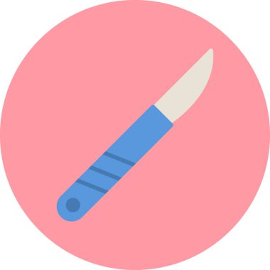 Surgical knife tool icon. vector illustration