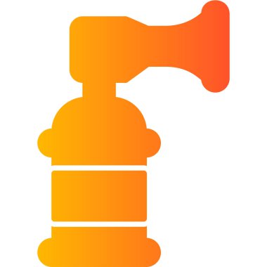 Air Horn simgesi, vektör illüstrasyonu