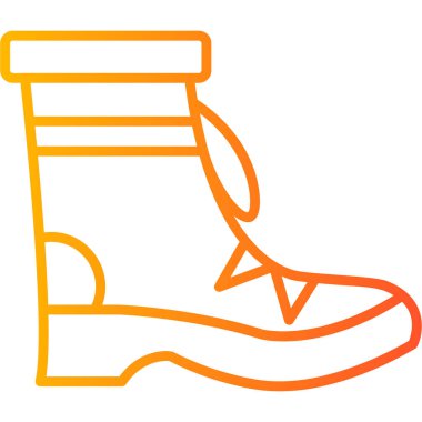 Boot. Web simgesi vektör illüstrasyonu