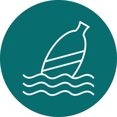 Deniz simgesinin vektör illüstrasyonu