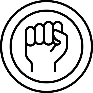 Irkçılık yok modern simge, vektör illüstrasyonu