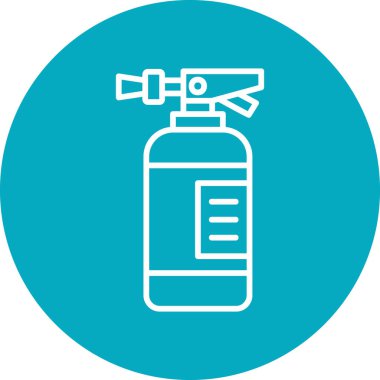 yangın söndürücü modern ikon vektör çizimi