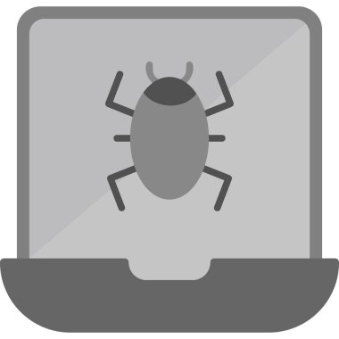 Bilgisayar. Web simgesi basit illüstrasyon