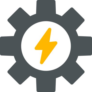 Güç Ağı simgesi basit illüstrasyon