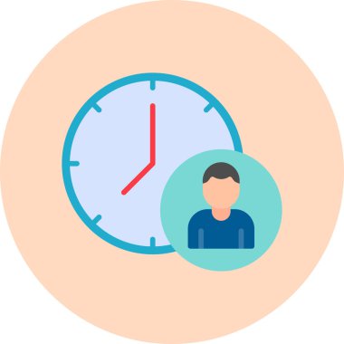 Time Manager icon modern vector illustration
