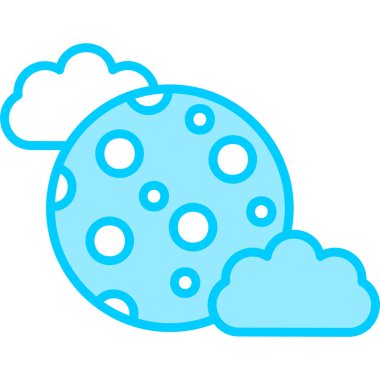 Ayın soyut web renk çizimi  