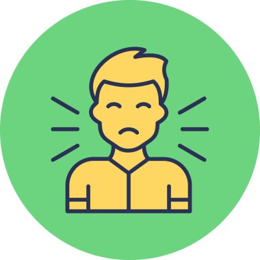 man simgesi vektör illüstrasyonu