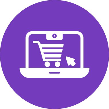 Online Shopping web icon, vector illustration
