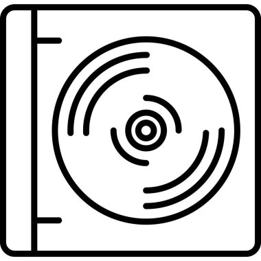 cd modern simge vektör illüstrasyonu