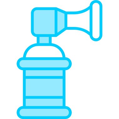 Air Horn simgesi, vektör illüstrasyonu