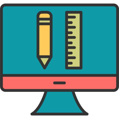 Modern simge vektör çizimi tasarla