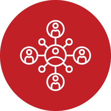 Ağ modern simgesi, vektör illüstrasyonu 