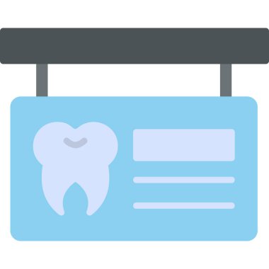 Modern İmza Panosu simgesinin vektör çizimi