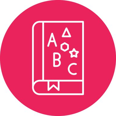 Çocuk kitabı ikonu, modern tasarım illüstrasyonu