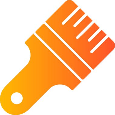 Boya fırçası. Basit resimleme