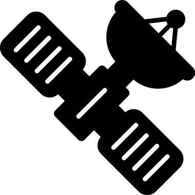 uydu simgesi vektör illüstrasyonu