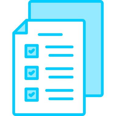 Sınav simgesi, modern tasarım illüstrasyonu