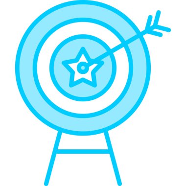 Hedef. Web simgesi basit illüstrasyon