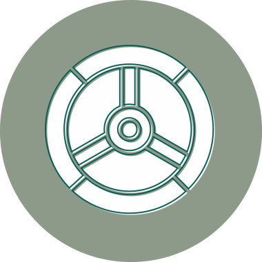 Modern simge vektör illüstrasyonunu lastikle