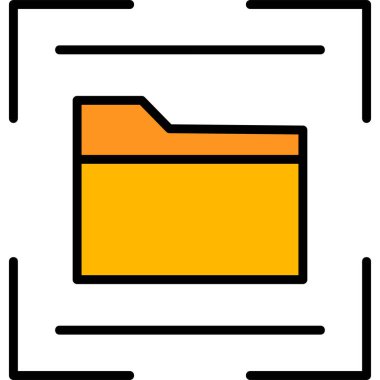 folder icon, web simple illustration