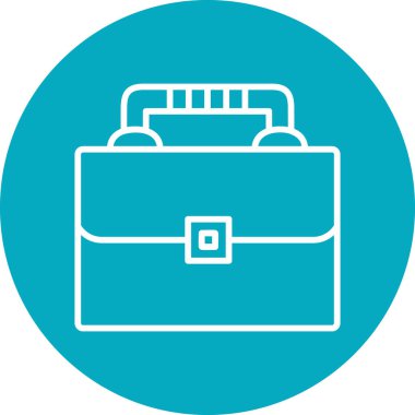 Çanta. Web simgesi basit tasarım 