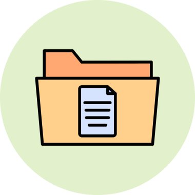 folder icon, web simple illustration