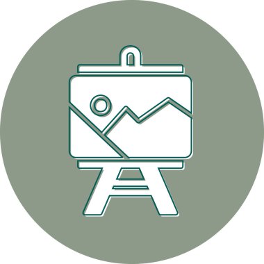 resim ikonu vektör illüstrasyonu