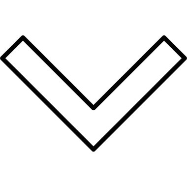 Tek bir sembol simgesinin vektör çizimi