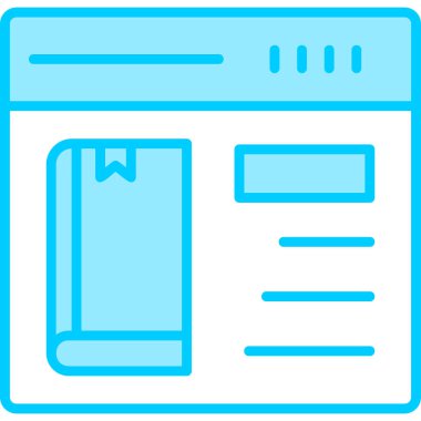 Çevrimiçi kitap satın alma simgesi, modern tasarım illüstrasyonu