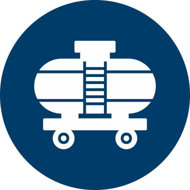 Vagon simgesi vektör illüstrasyonu