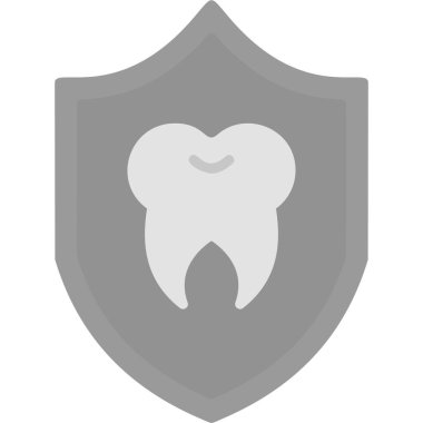 Koruma çizgisi simgesi, vektör illüstrasyonu