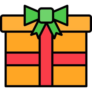 Gift Box. web icon simple design