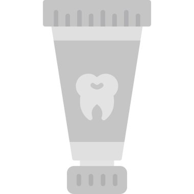 graphic cartoon art illustration of Toothpaste tube