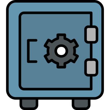 Security Box  icon vector illustration