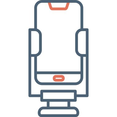 Smartphone Simgesi, vektör illüstrasyonu