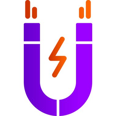 mıknatıs simgesi vektör çizimi 