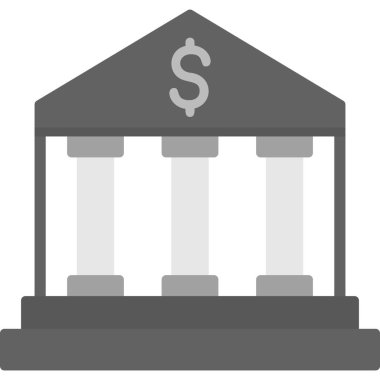Bank icon modern vector illustration