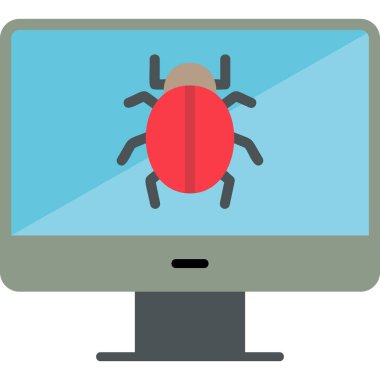 Computer Virus icon modern vector illustration