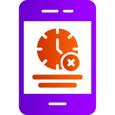 mobil uygulama vektör simgesi. biçim iki renkli düz sembol, mavi ve beyaz renkler, yuvarlak açılar, siyah