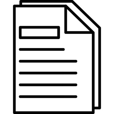 Sayfa web simgesi, vektör illüstrasyonu