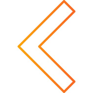 Tek bir sembol simgesinin vektör çizimi