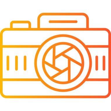 fotoğrafçılık filmi Kamera, illüstrasyon simgesi