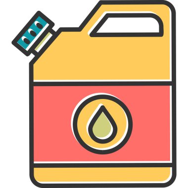 yakıt simgesi basit web illüstrasyonu