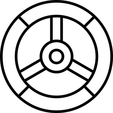 Modern simge vektör illüstrasyonunu lastikle